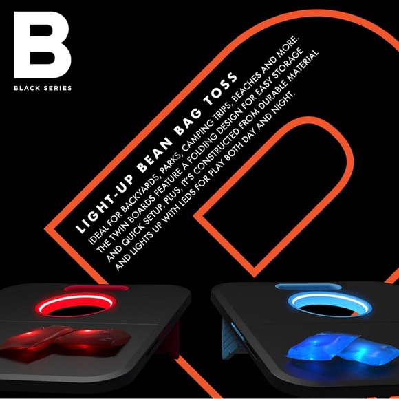 black series Games Nwt Nib Black Series Light Up Bean Bag Toss Game